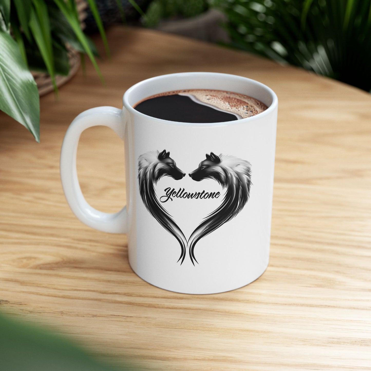 Yellowstone Wolf Heart