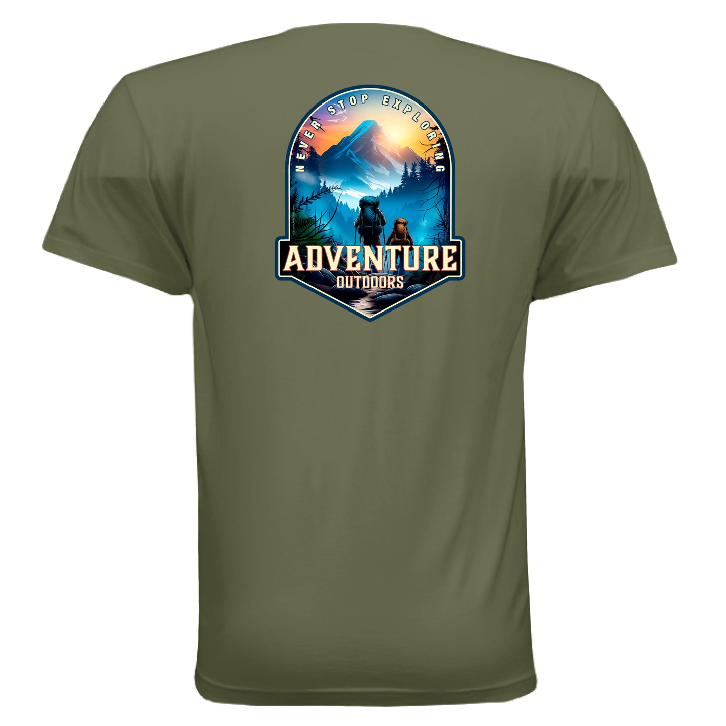 MILITARY GREEN - BACK