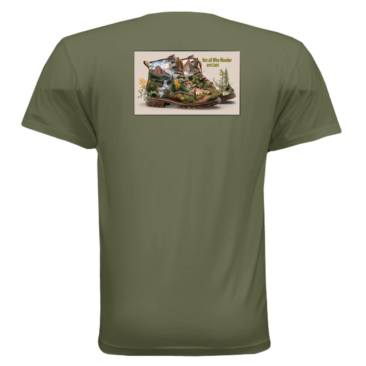 MILITARY GREEN - BACK