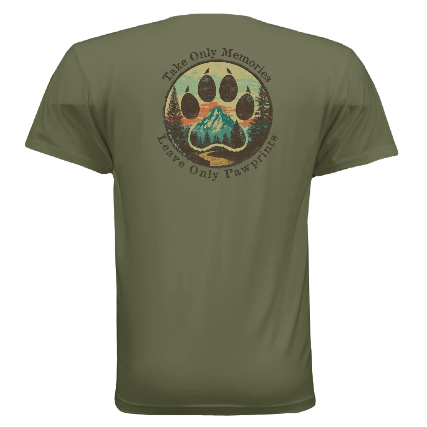 MILITARY GREEN - BACK