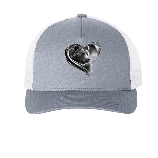 Heather/ White - FRONT