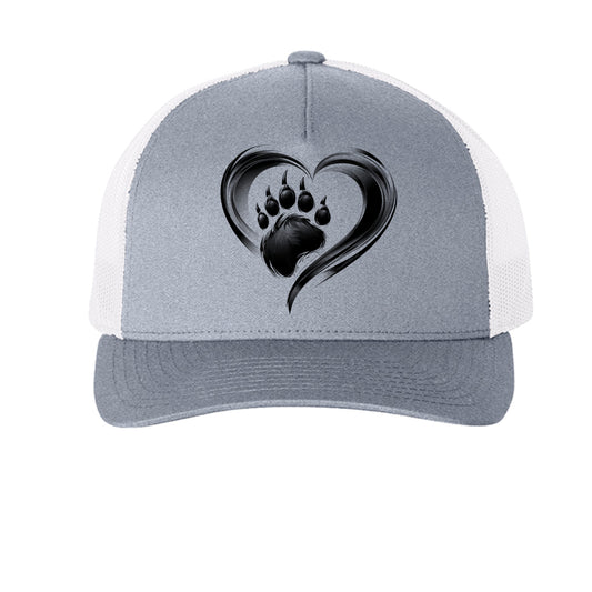 Heather/ White - FRONT