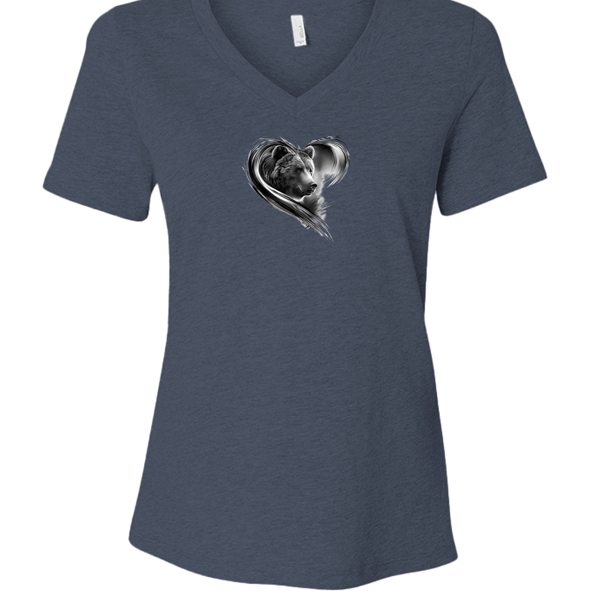 Heather Navy - 6405CVC - FRONT