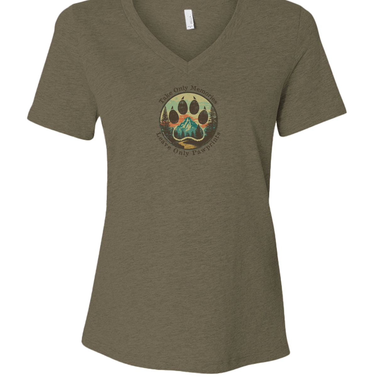 Heather Olive - 6405CVC - FRONT