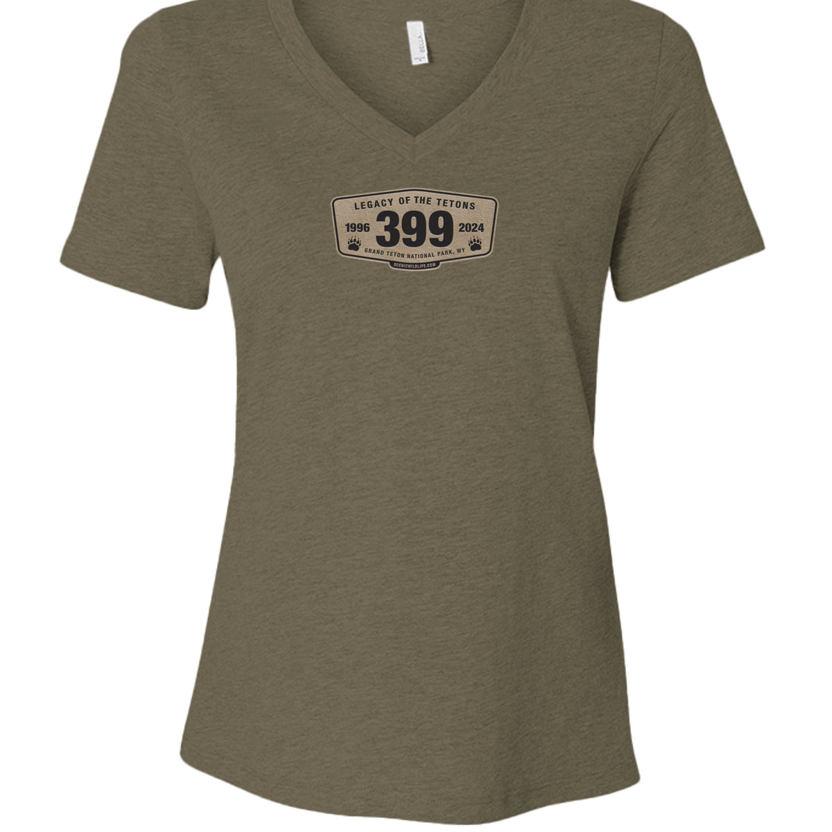 Heather Olive - 6405CVC - FRONT