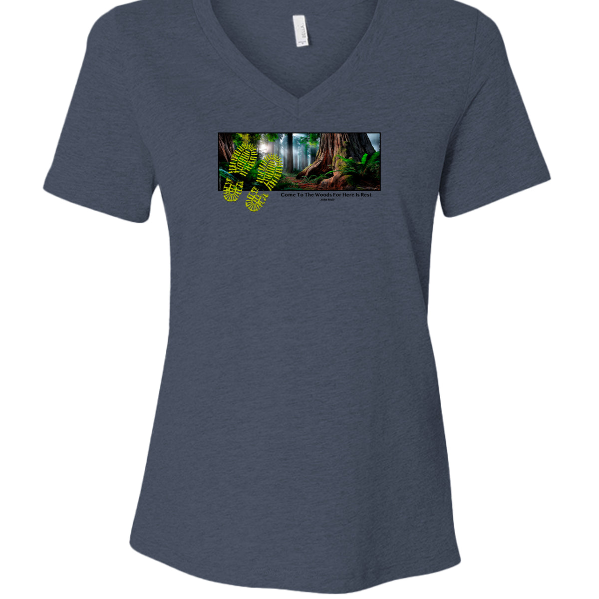Heather Navy - 6405CVC - FRONT