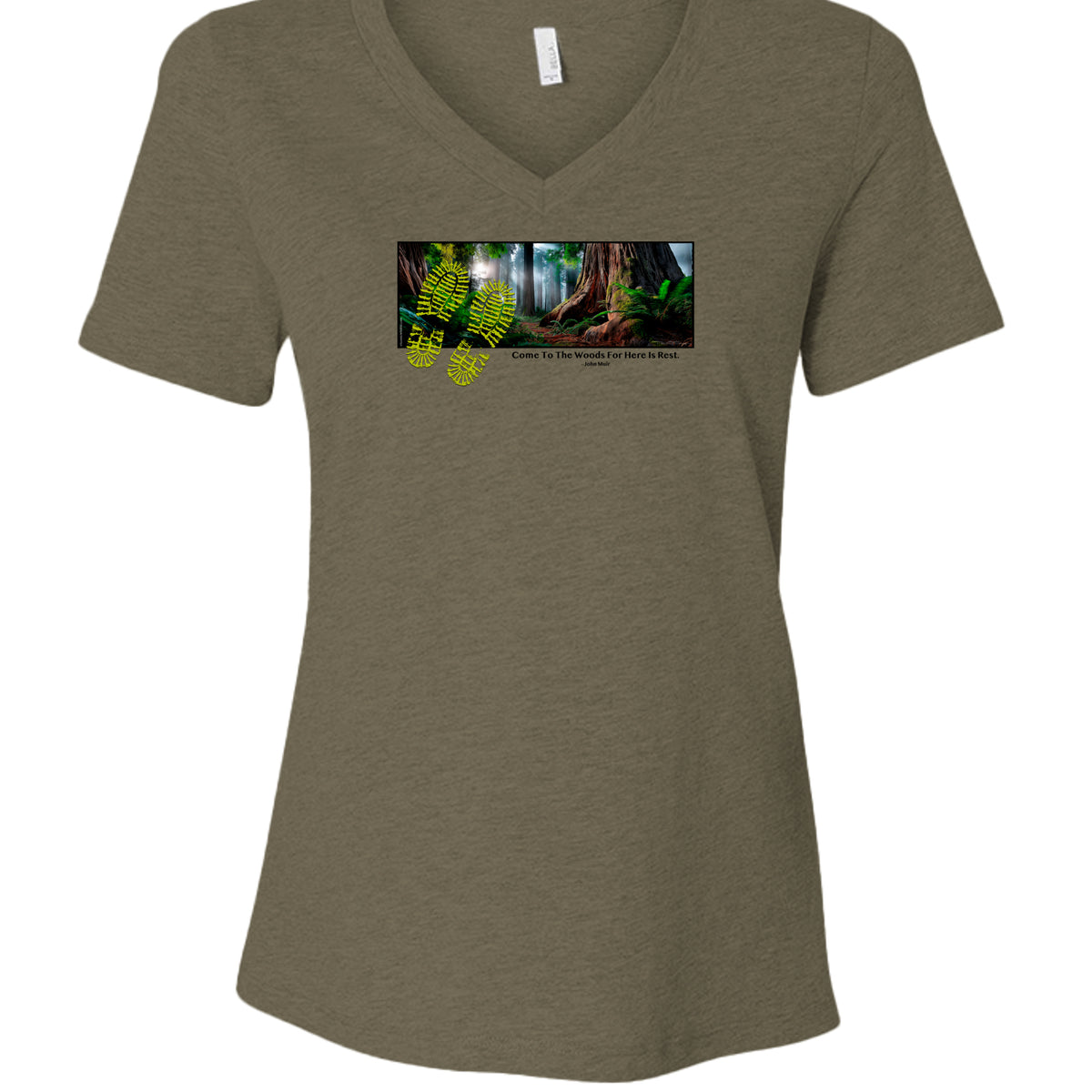 Heather Olive - 6405CVC - FRONT