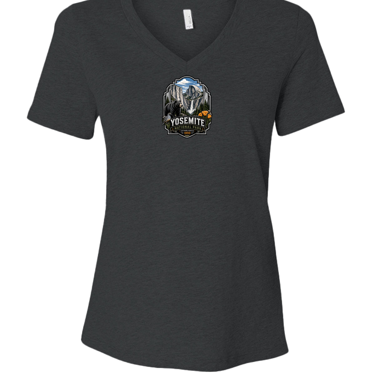 Dark Grey Heather - 6405CVC - FRONT
