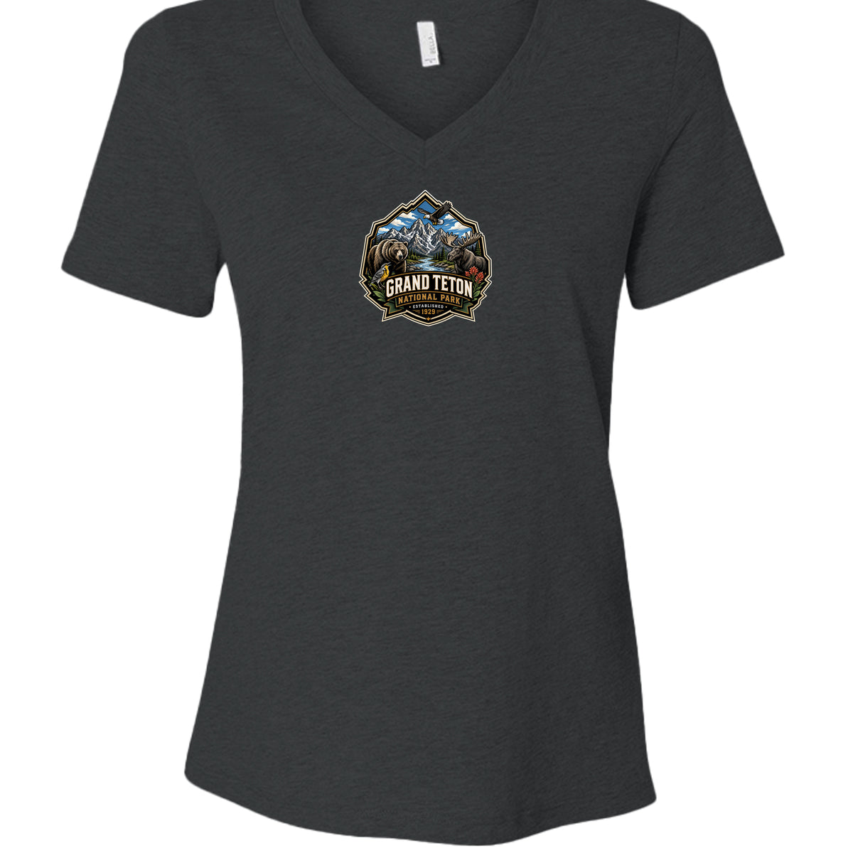 Dark Grey Heather - 6405CVC - FRONT
