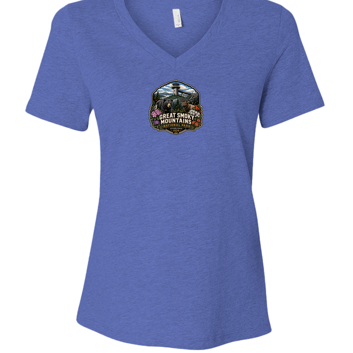 Heather True Royal - 6405CVC - FRONT