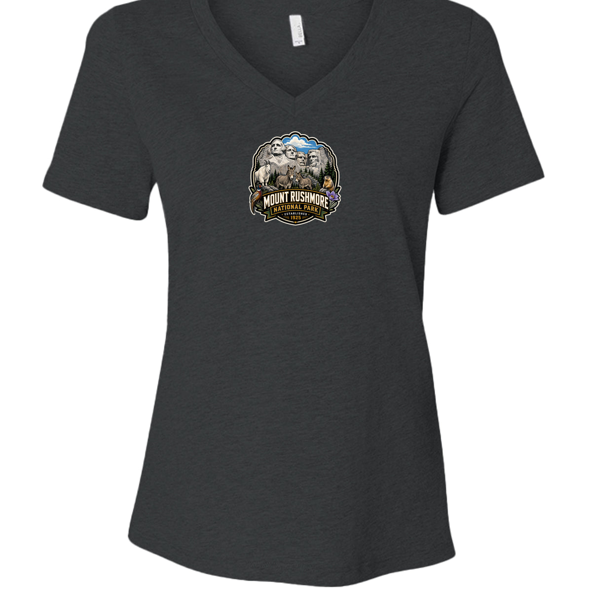 Dark Grey Heather - 6405CVC - FRONT
