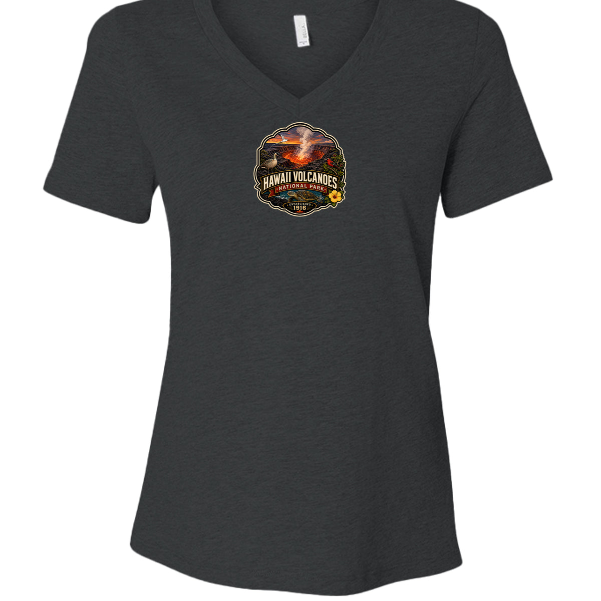 Dark Grey Heather - 6405CVC - FRONT
