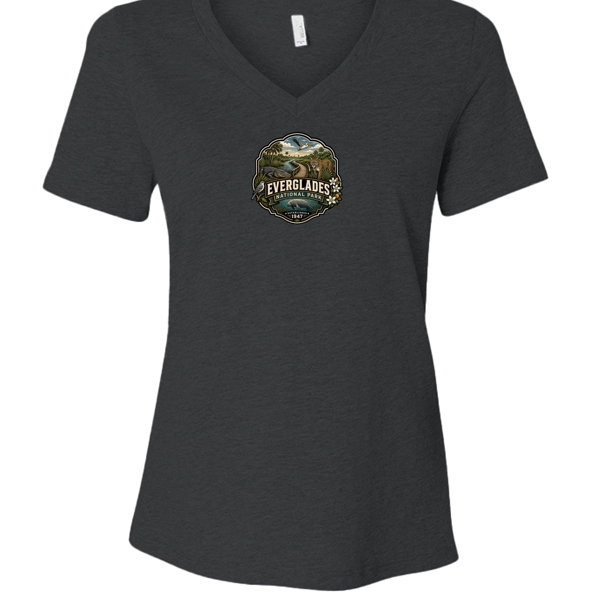 Dark Grey Heather - 6405CVC - FRONT