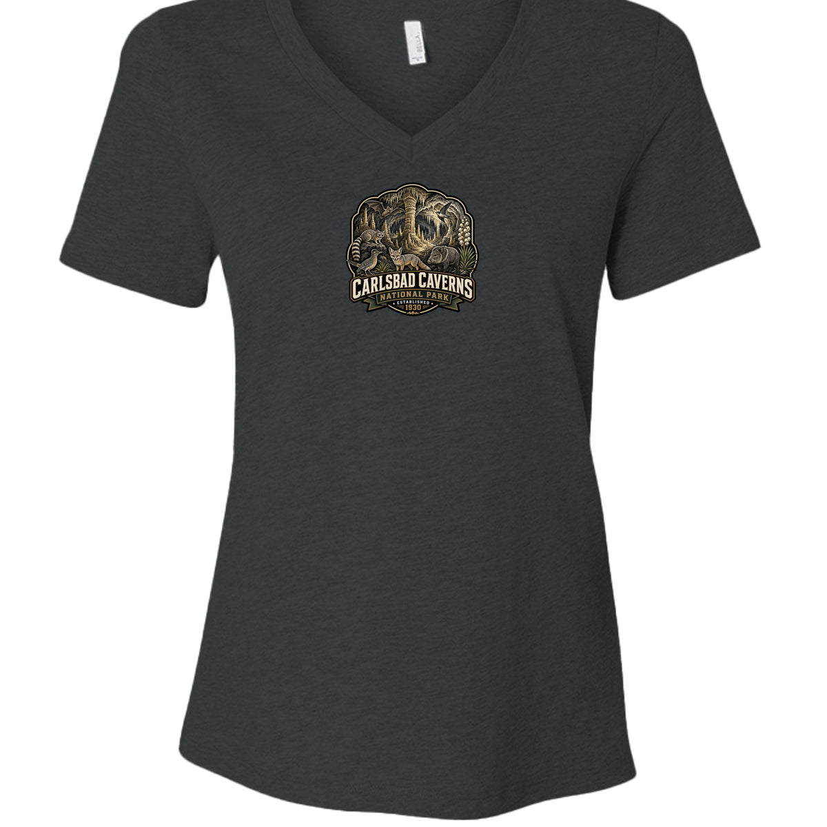 Dark Grey Heather - 6405CVC - FRONT
