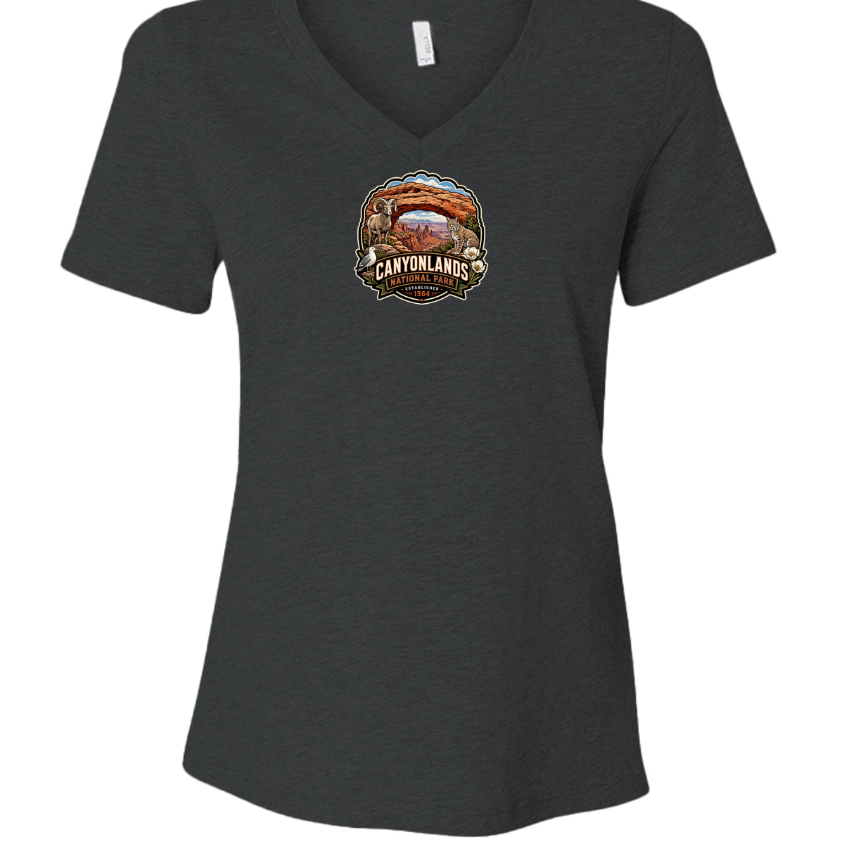 Dark Grey Heather - 6405CVC - FRONT