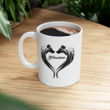 Yellowstone Wolf Heart