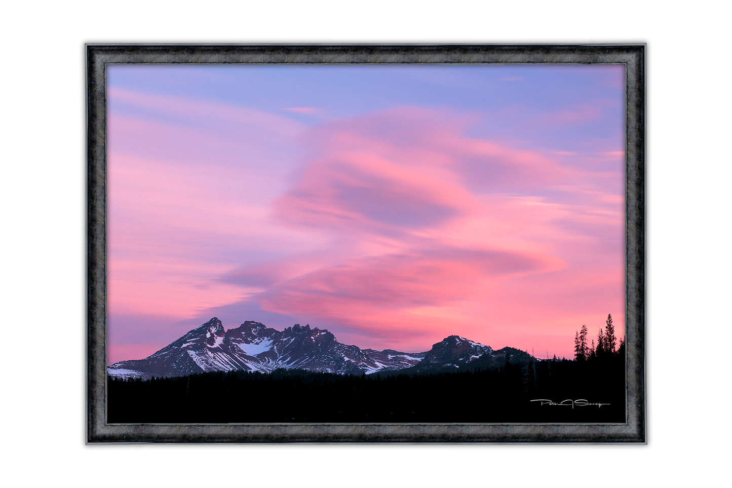 Broken Top At Dusk