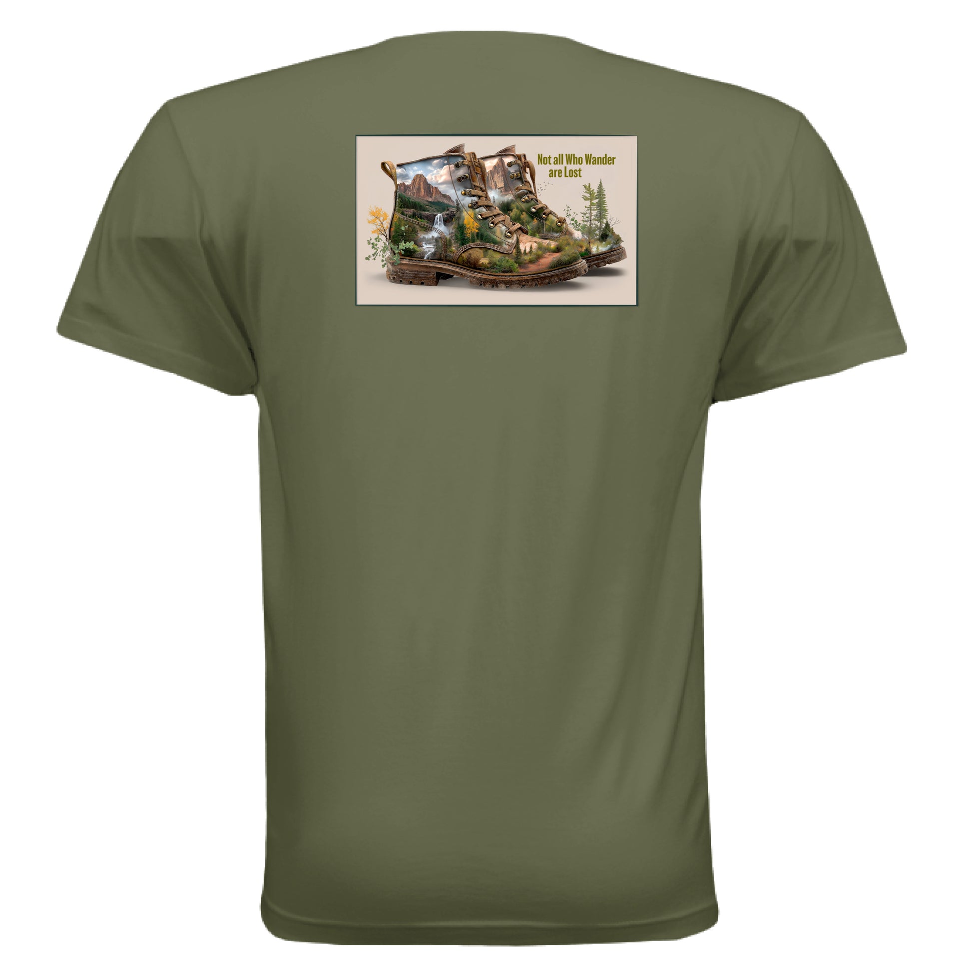 MILITARY GREEN - BACK