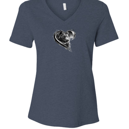 Heather Navy - 6405CVC - FRONT