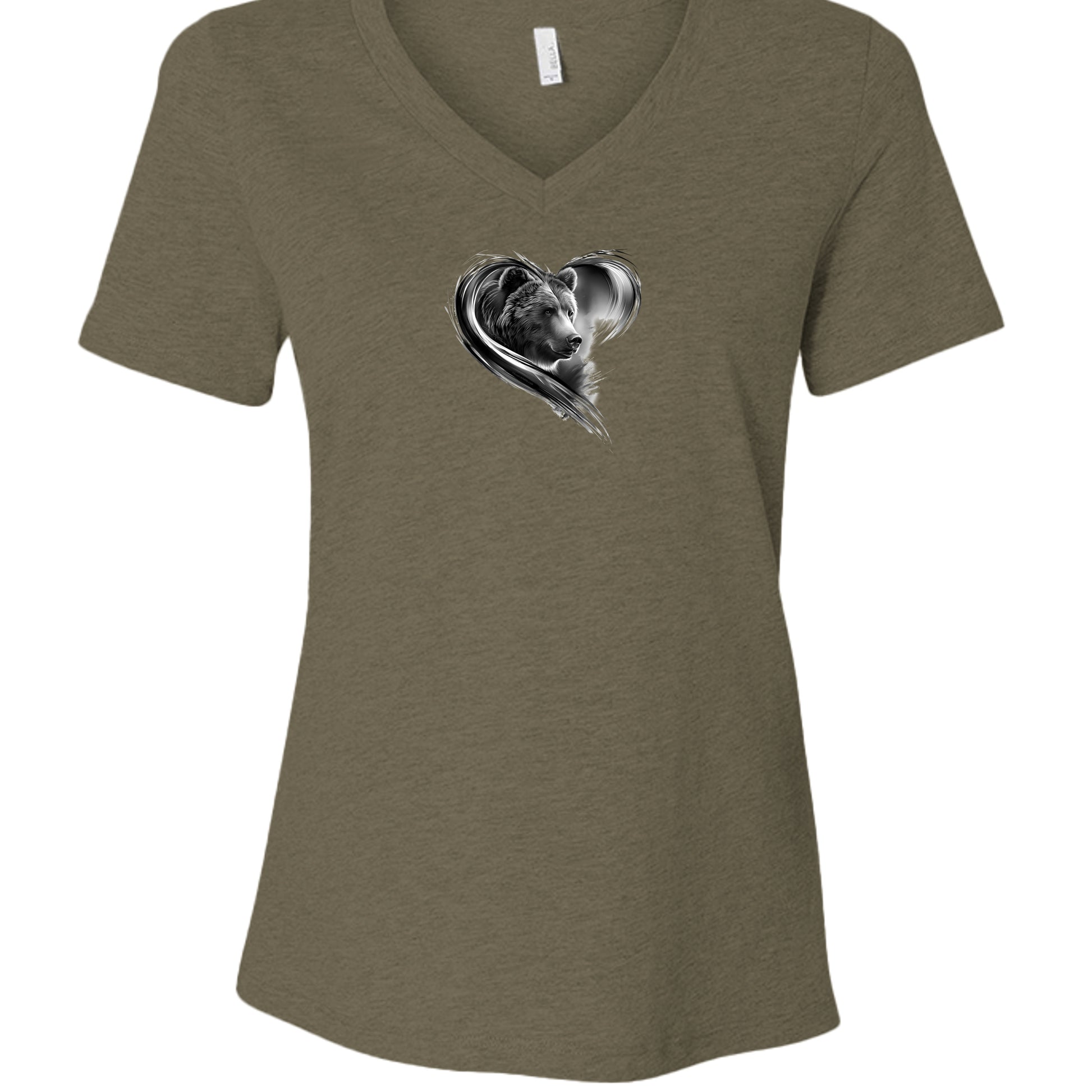 Heather Olive - 6405CVC - FRONT