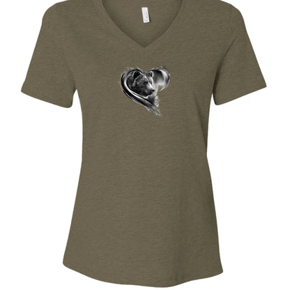 Heather Olive - 6405CVC - FRONT