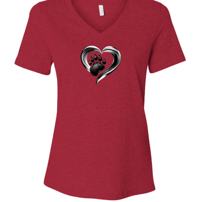 Heather Red - 6405CVC - FRONT