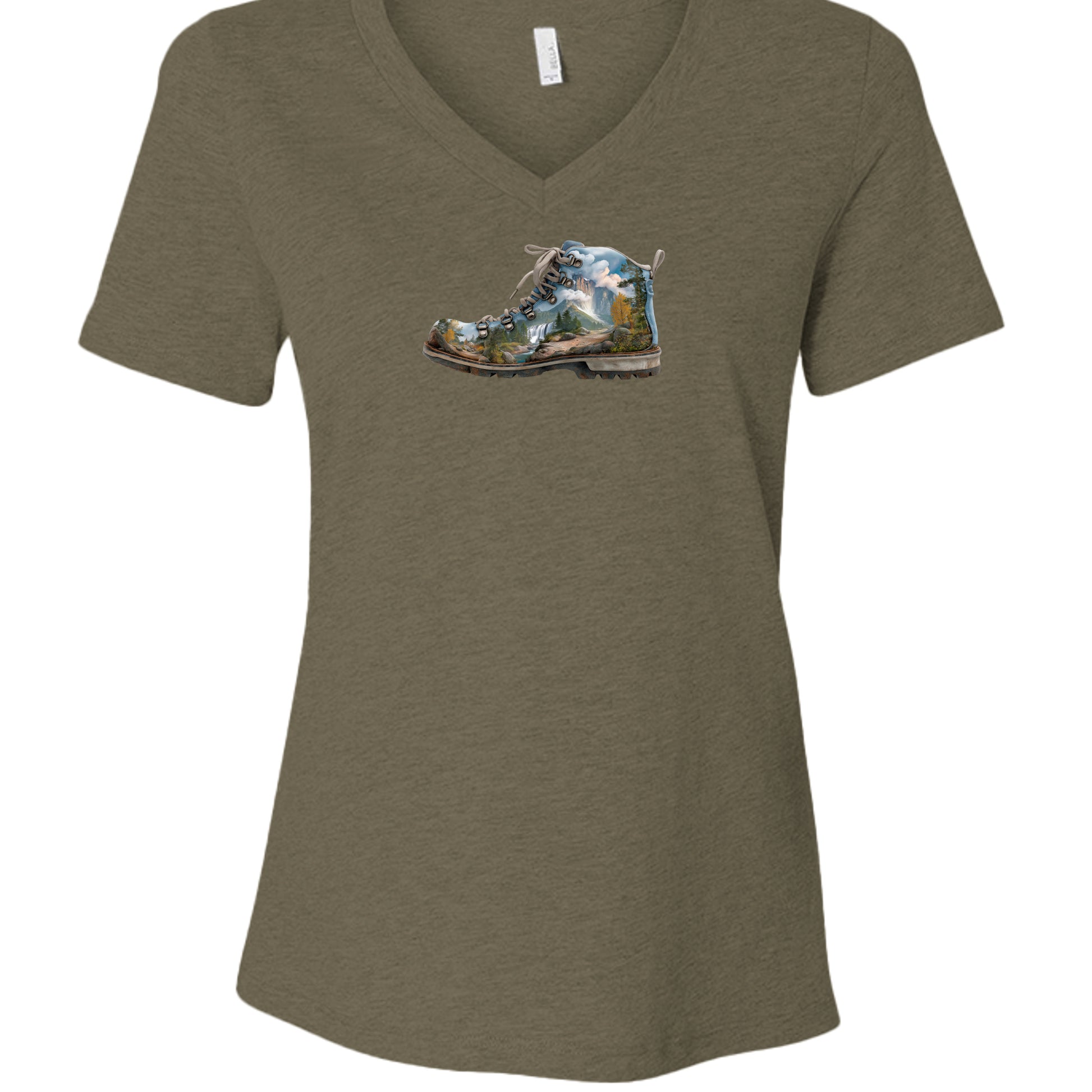 Heather Olive - 6405CVC - FRONT
