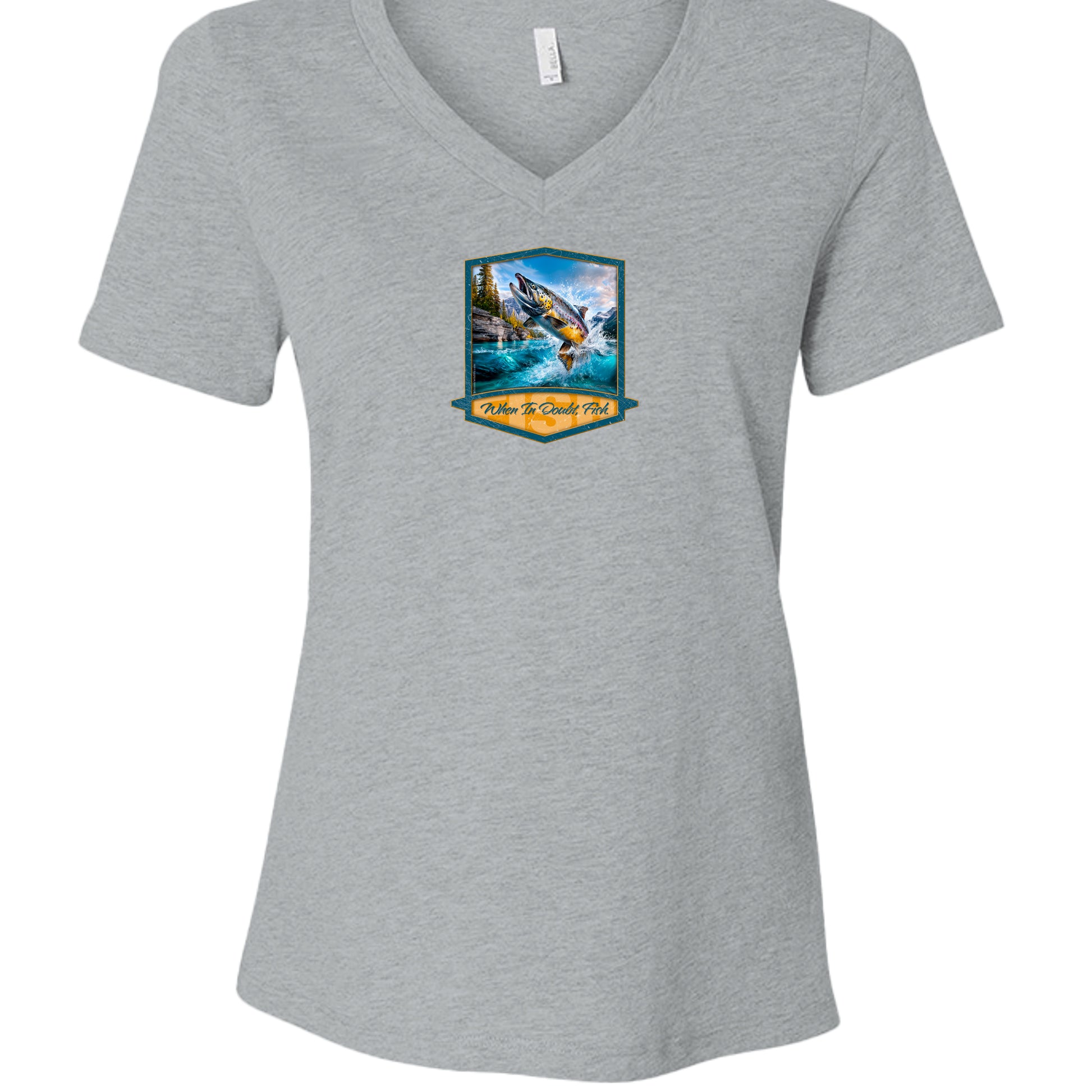 Athletic Heather - 6405CVC - FRONT