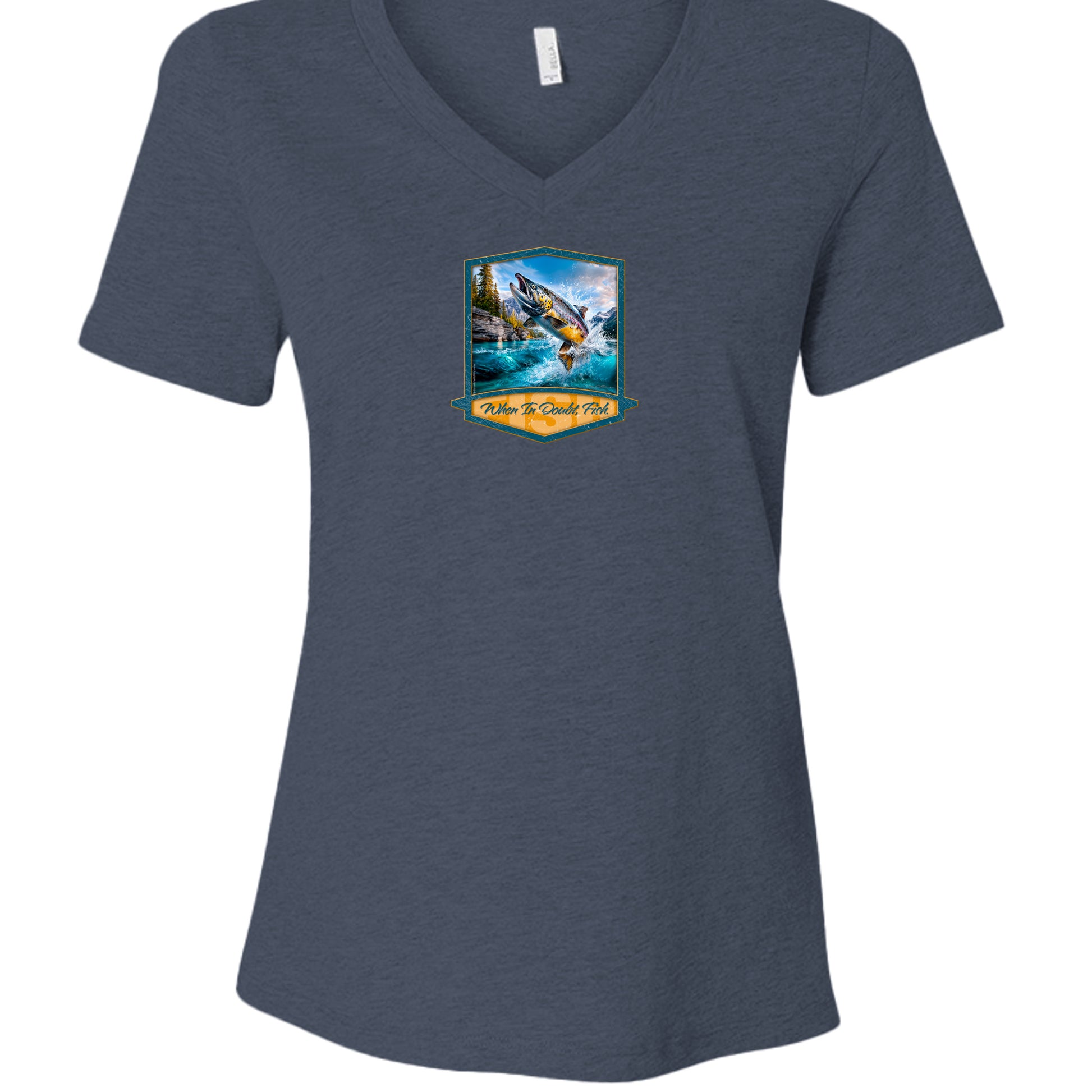 Heather Navy - 6405CVC - FRONT