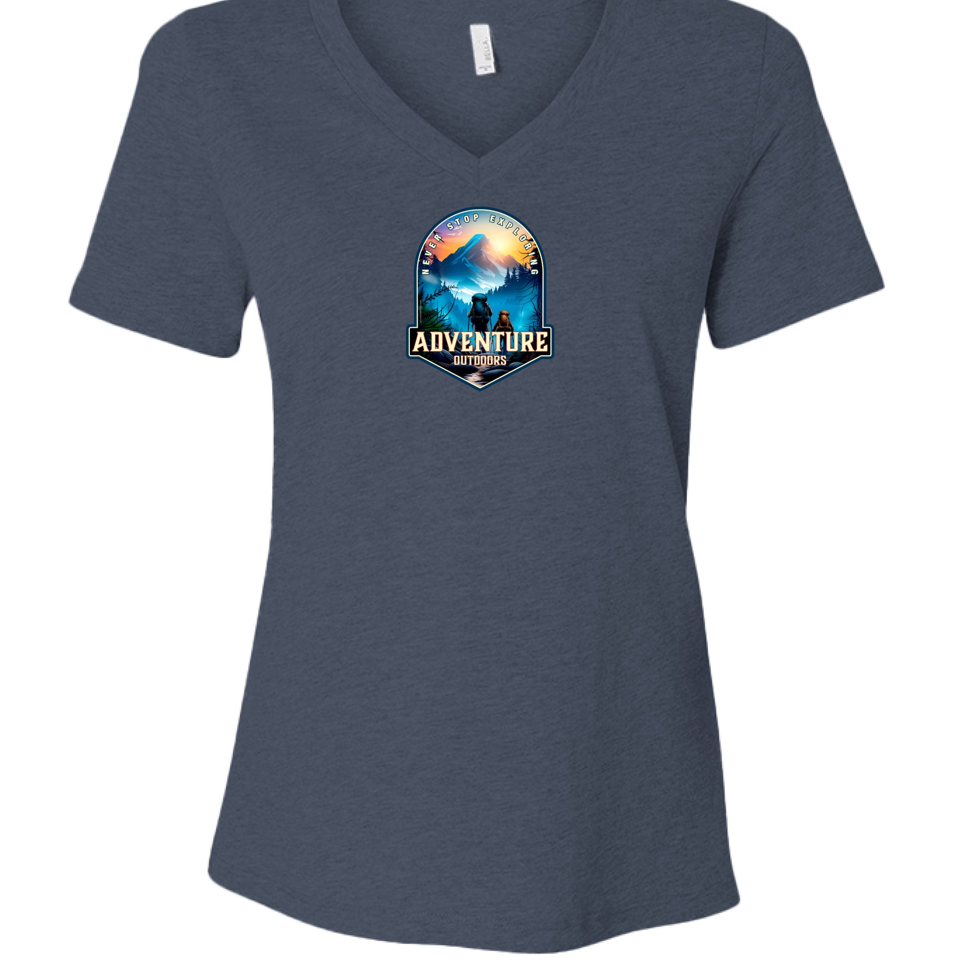 Heather Navy - FRONT