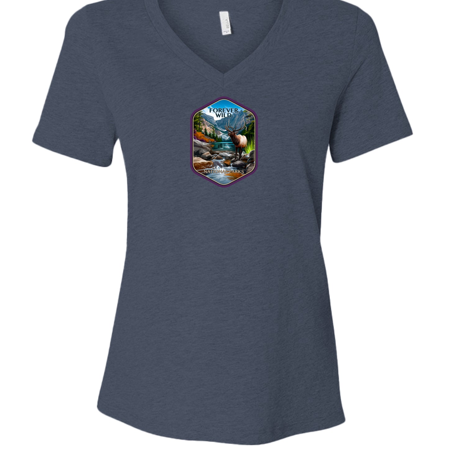 Heather Navy - FRONT