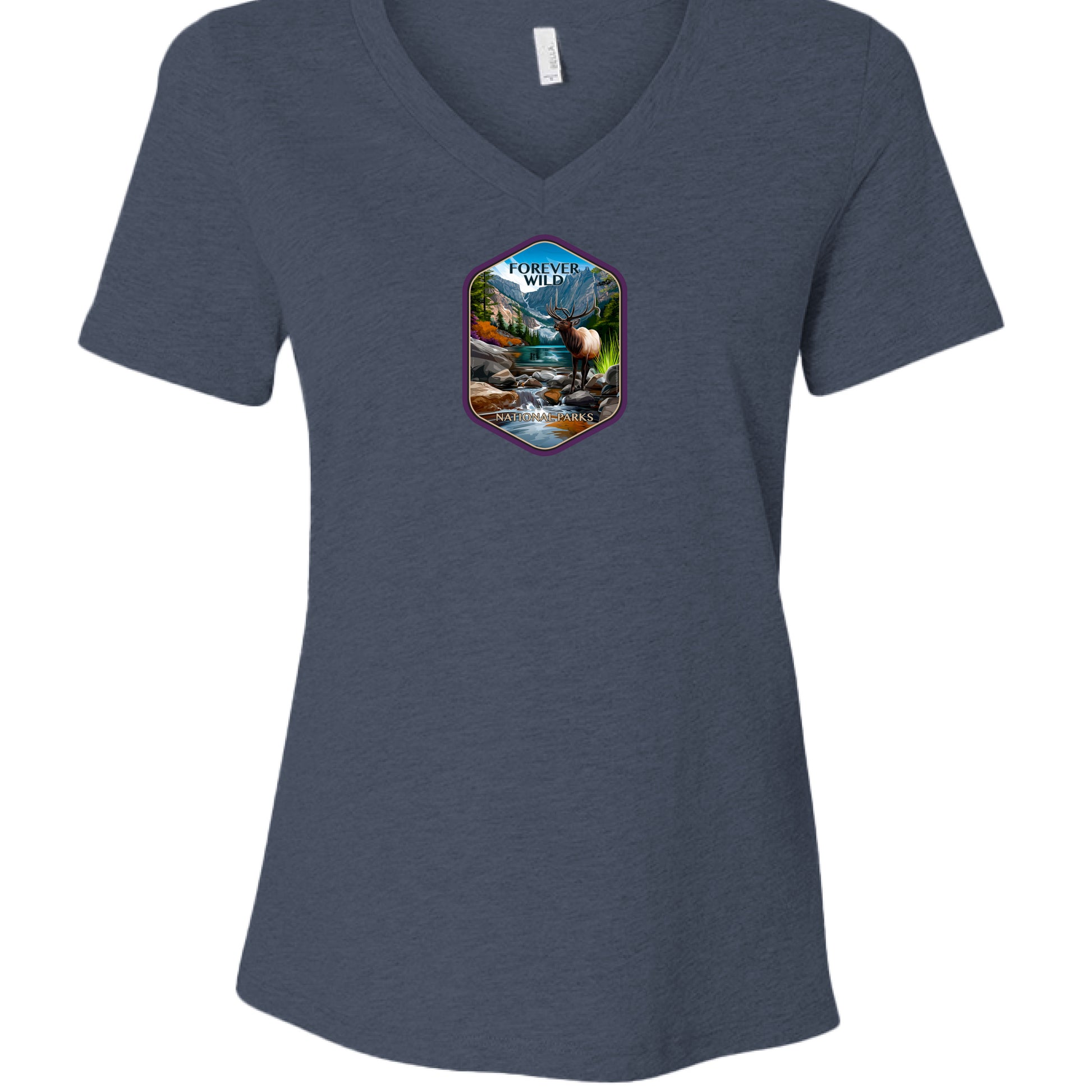 Heather Navy - FRONT