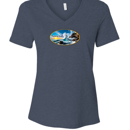 Heather Navy - FRONT