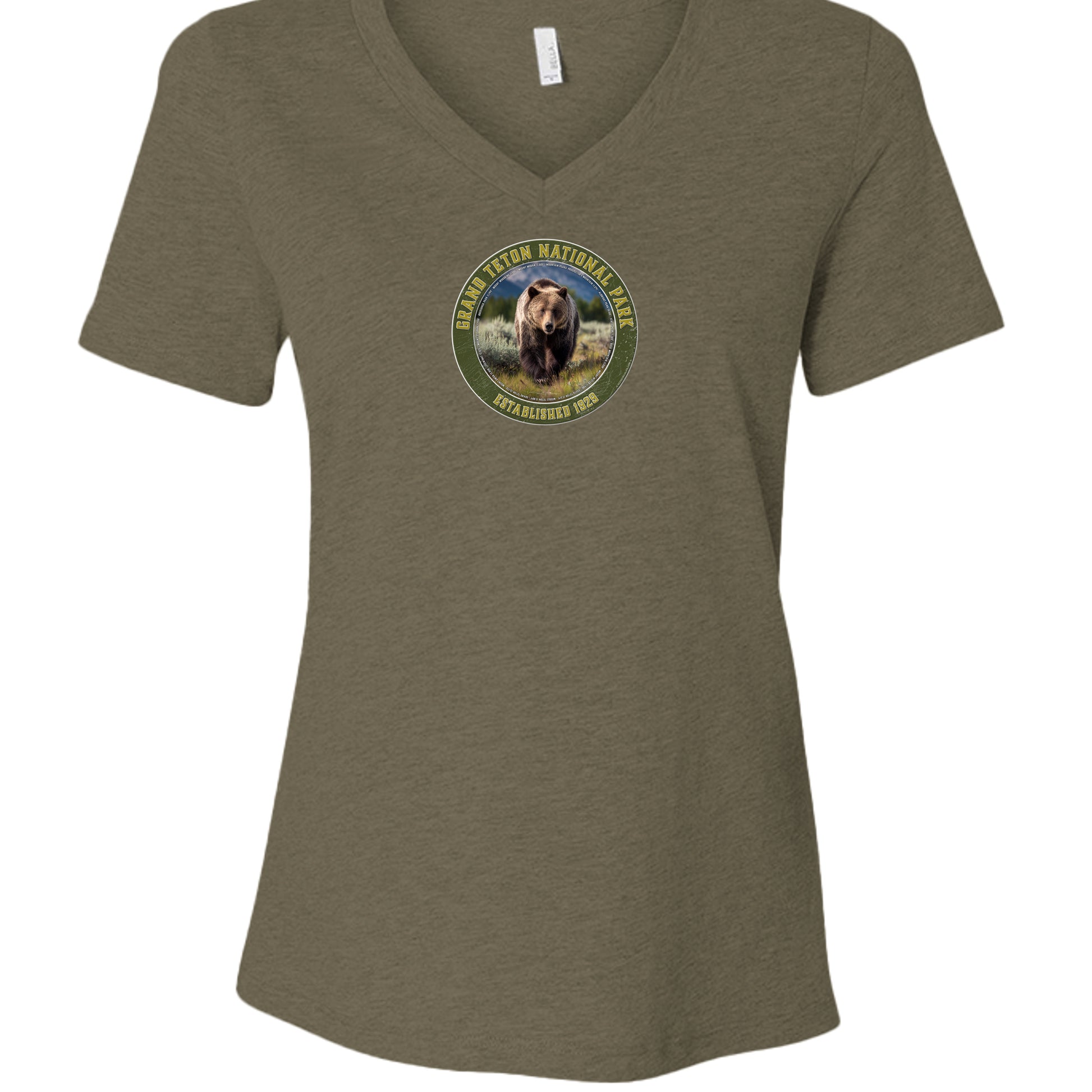 Heather Olive - 6405CVC - FRONT