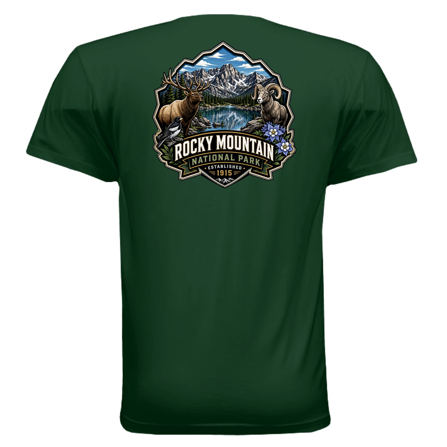 FOREST GREEN - 3600 - BACK