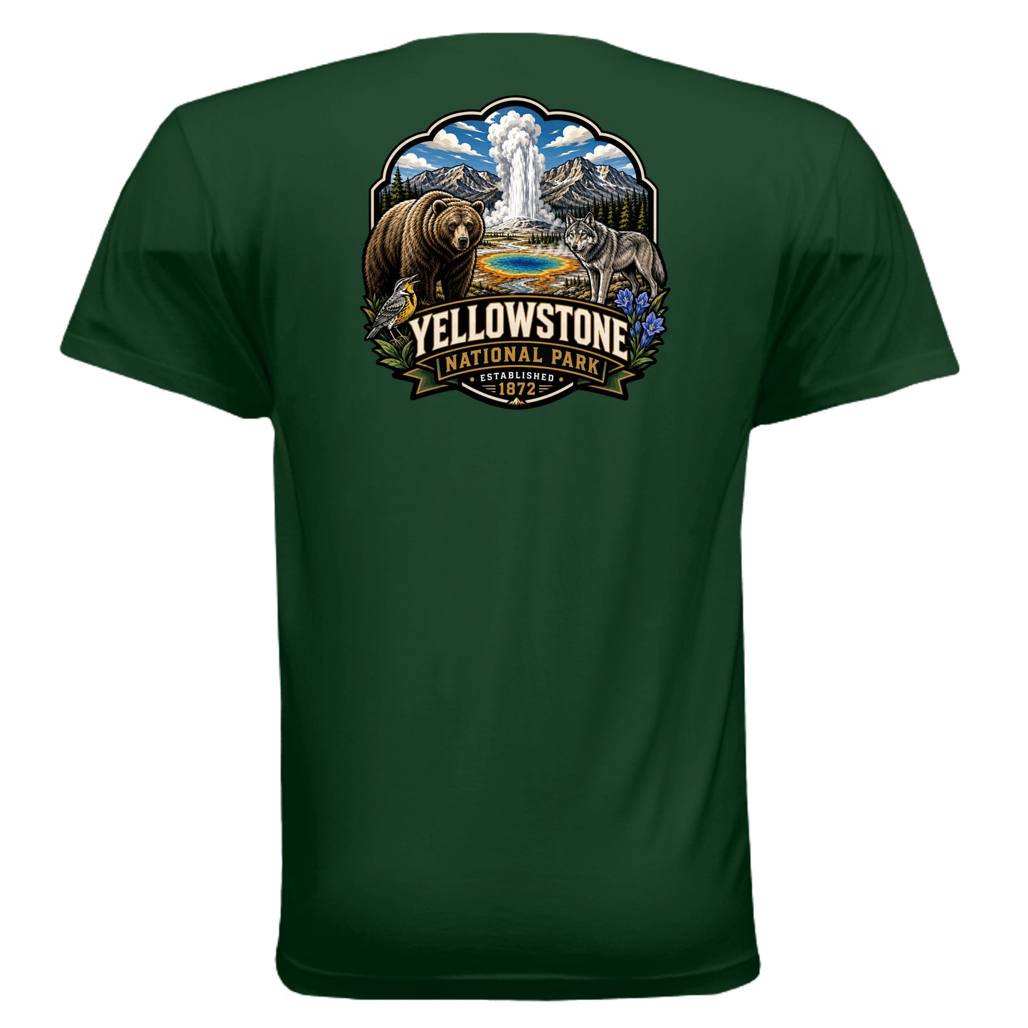FOREST GREEN - 3600 - BACK
