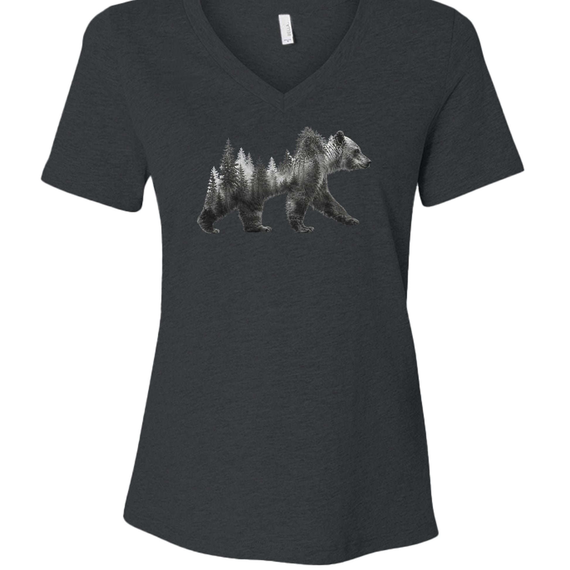 Dark Grey Heather - 6405CVC - FRONT