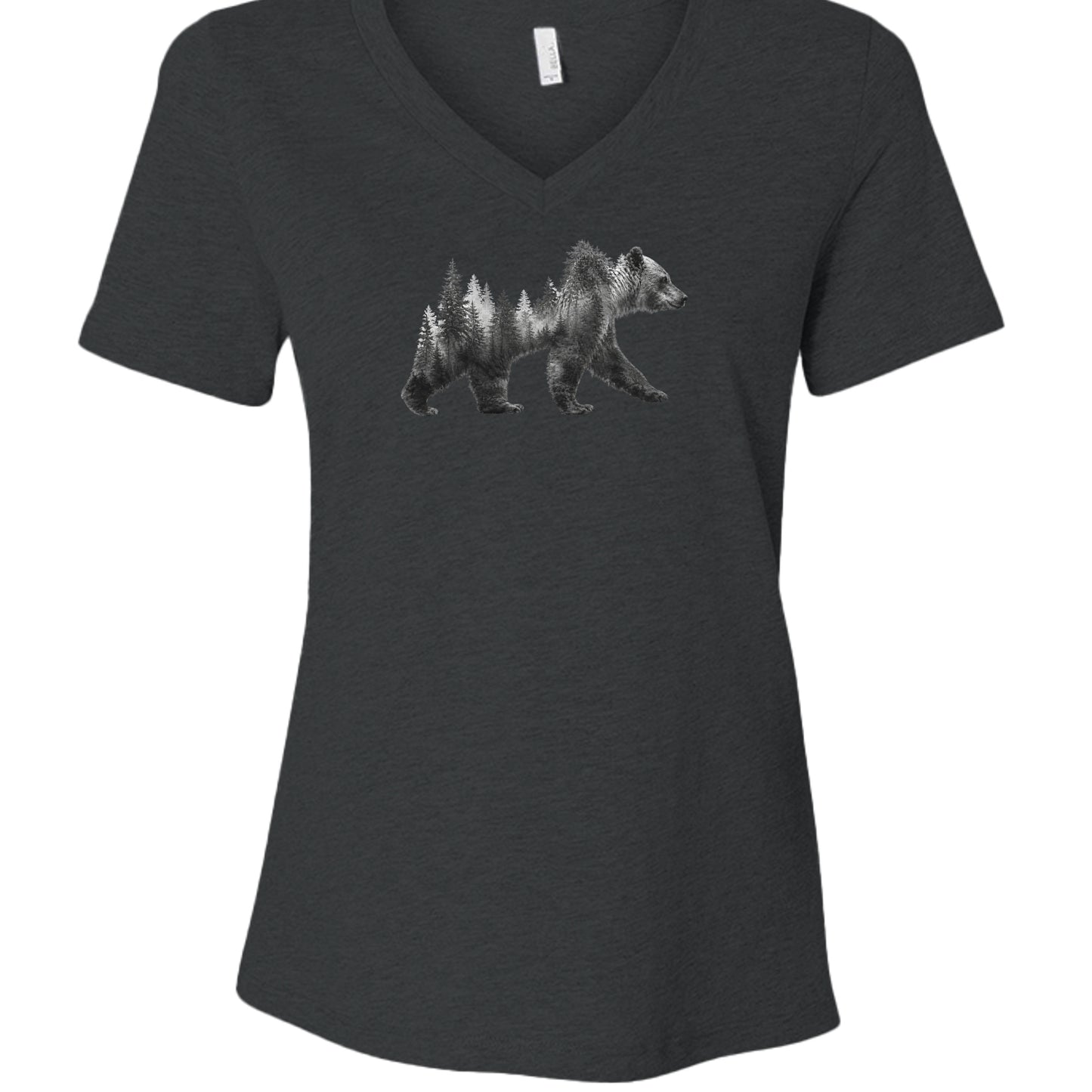 Dark Grey Heather - 6405CVC - FRONT