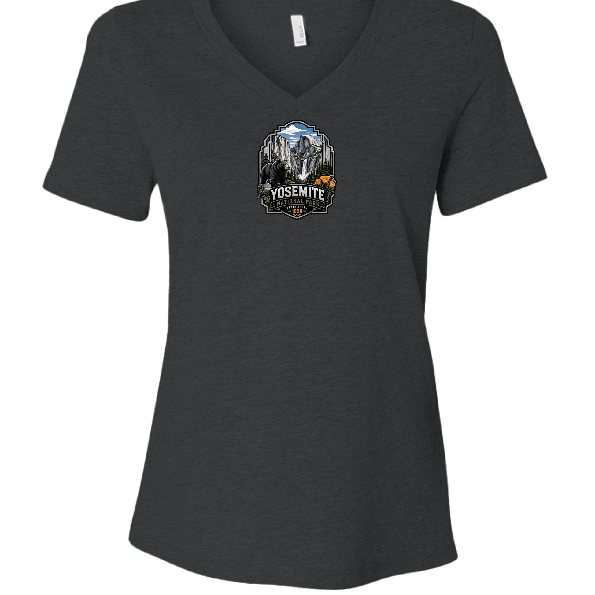 Dark Grey Heather - 6405CVC - FRONT