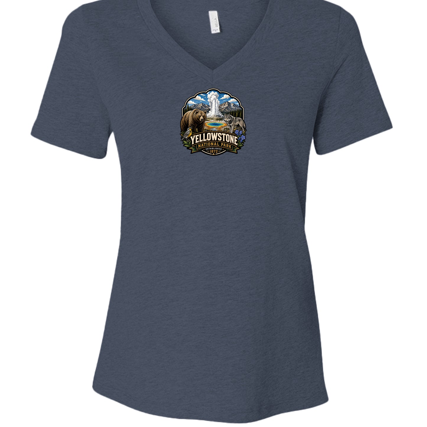 Heather Navy - 6405CVC - FRONT