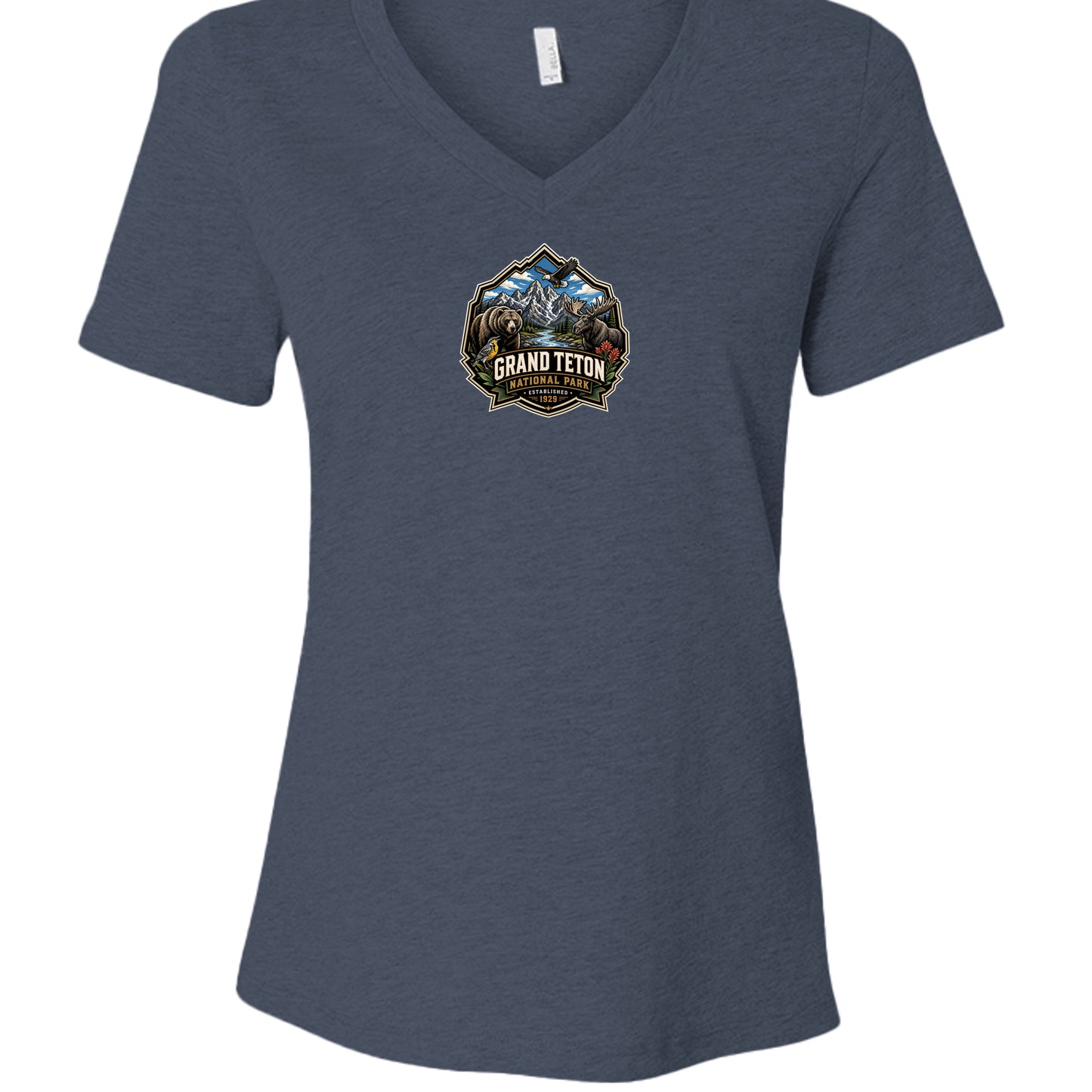 Heather Navy - 6405CVC - FRONT