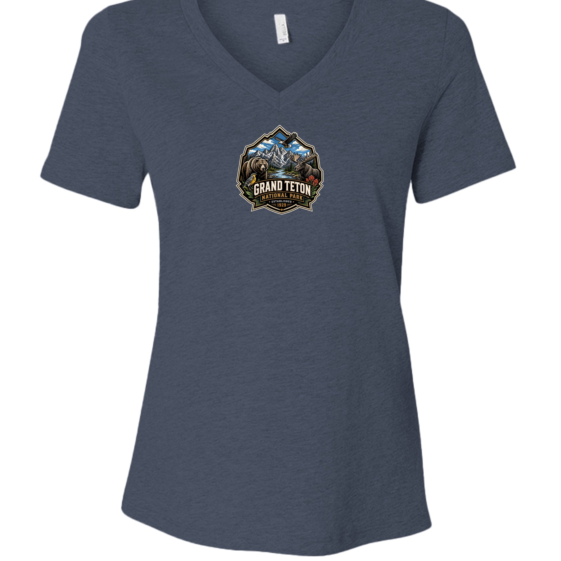 Heather Navy - 6405CVC - FRONT