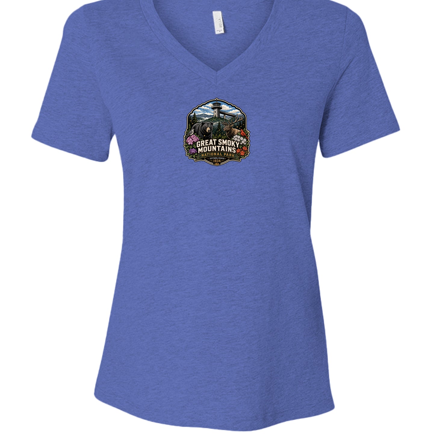 Heather True Royal - 6405CVC - FRONT