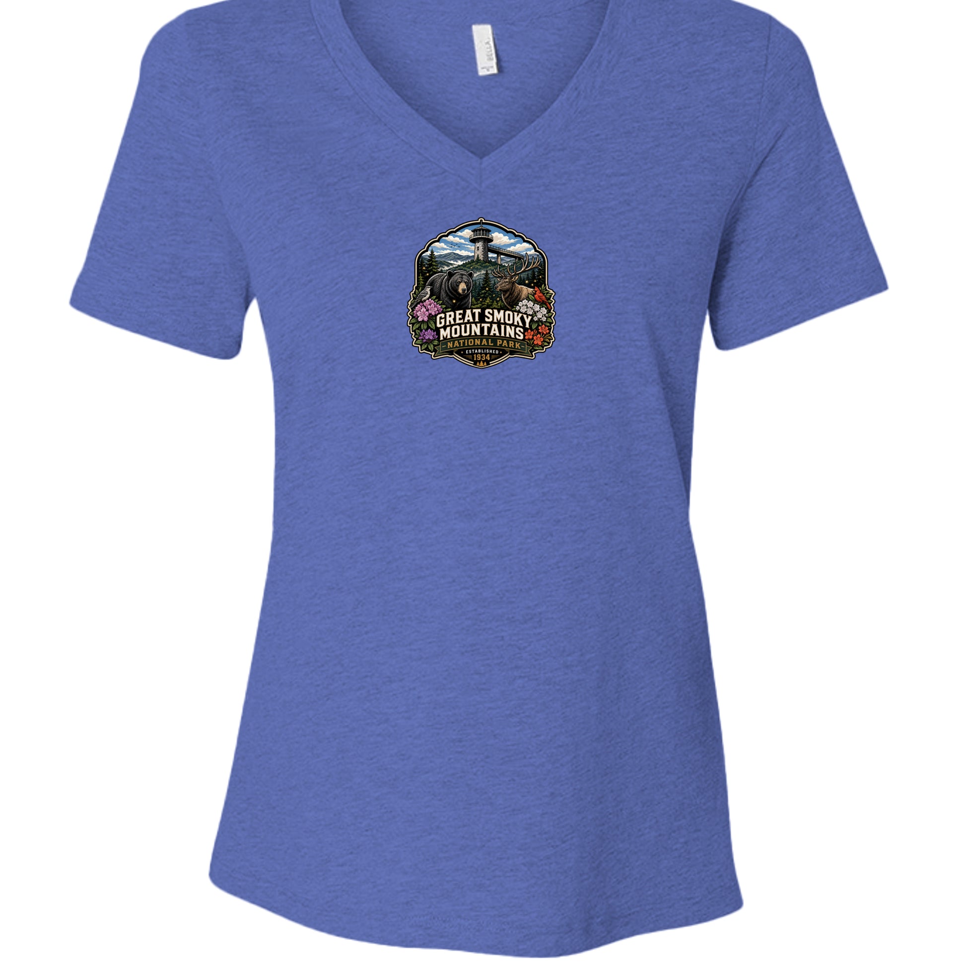 Heather True Royal - 6405CVC - FRONT
