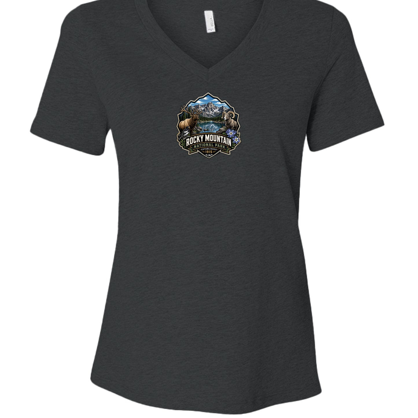 Dark Grey Heather - 6405CVC - FRONT