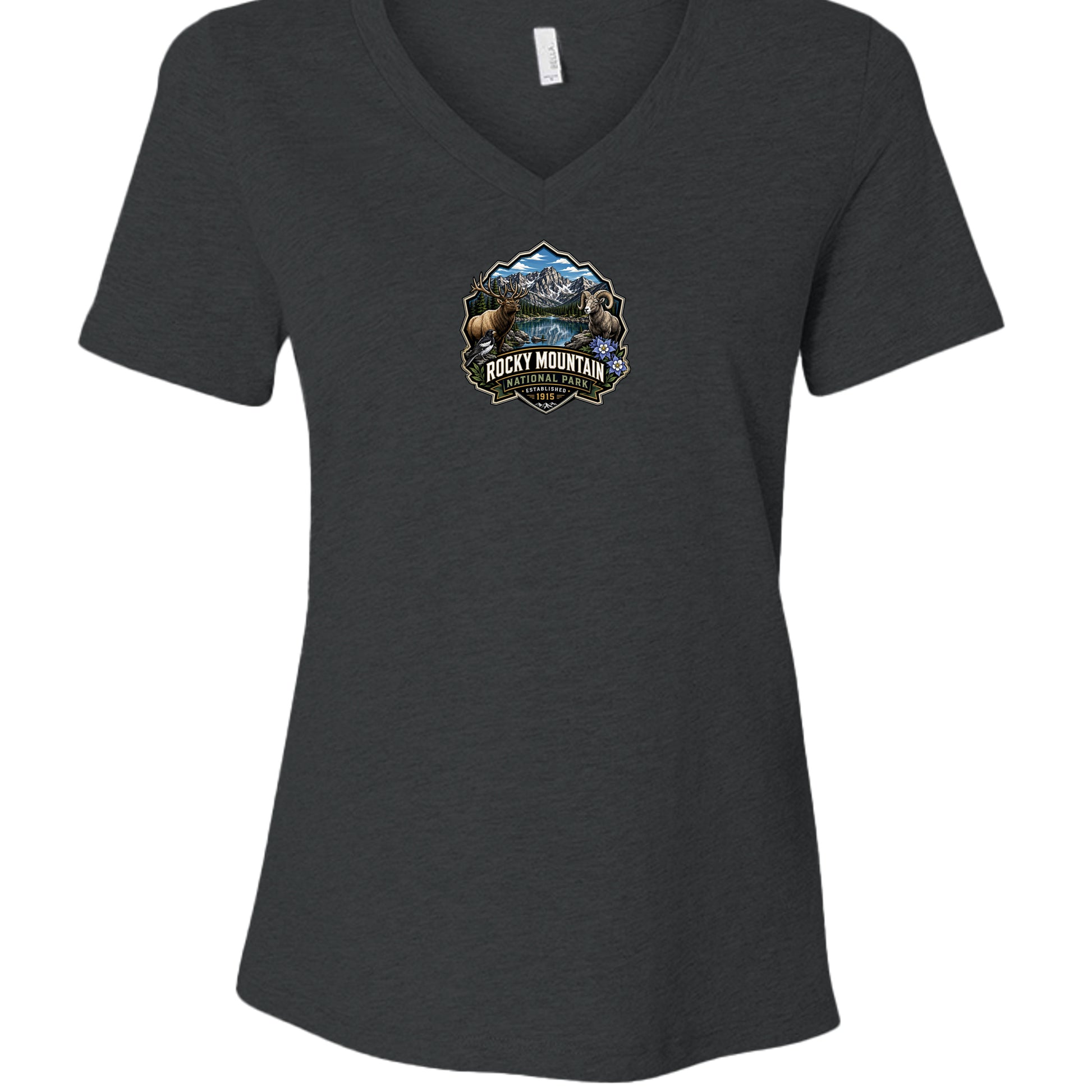 Dark Grey Heather - 6405CVC - FRONT