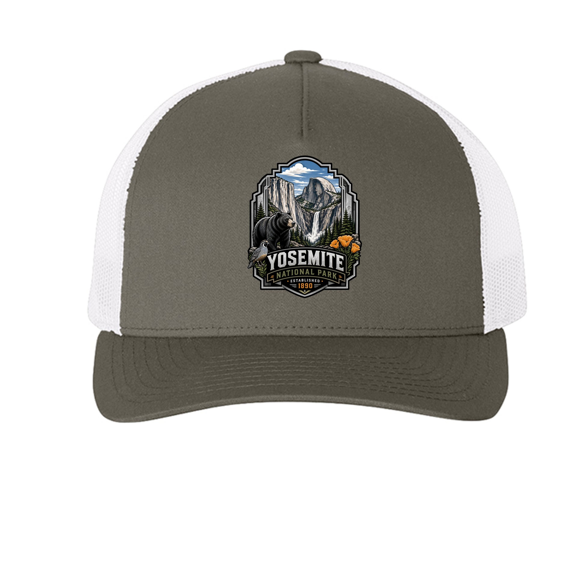 Charcoal/ White - 6506 - FRONT