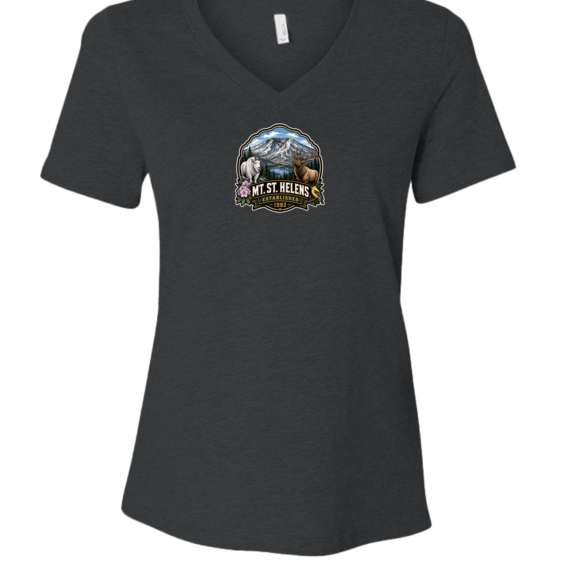 Dark Grey Heather - 6405CVC - FRONT