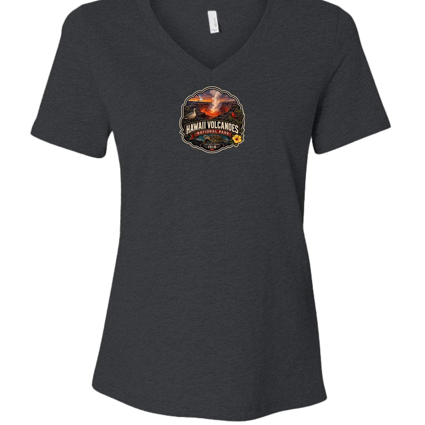 Dark Grey Heather - 6405CVC - FRONT