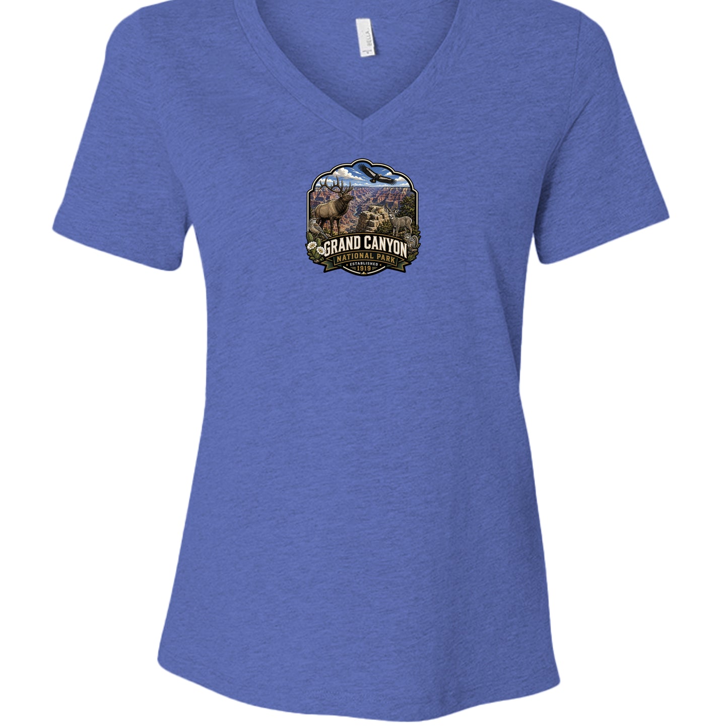 Heather True Royal - 6405CVC - FRONT
